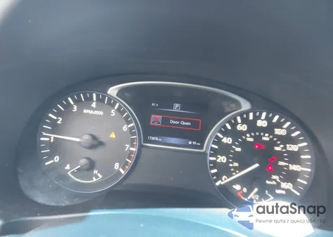 2017 Nissan Altima 2.5 Sr z USA, uszkodzony, nr VIN 1N4AL3AP9HC180622